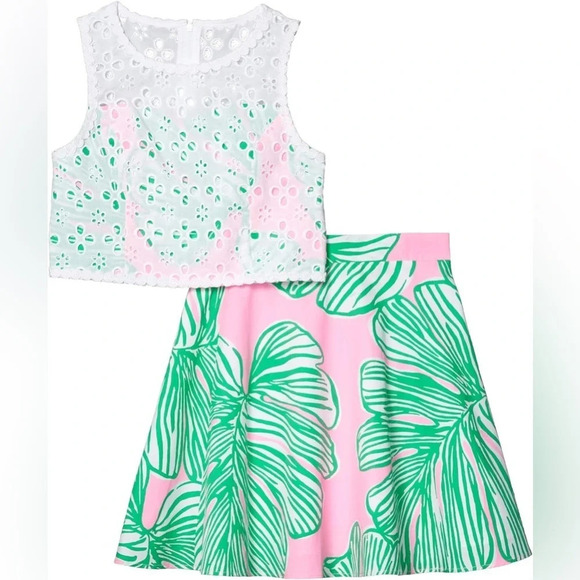 Lilly Pulitzer Girls 2pc Tank & Skirt Set - Picture 1 of 7